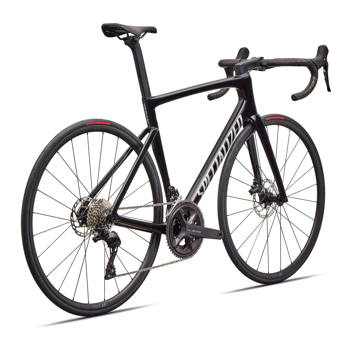 Specialized Tarmac SL7 sporta šosejas velosipēds | Shimano 105 | Gloss Black - Dolomite Metallic