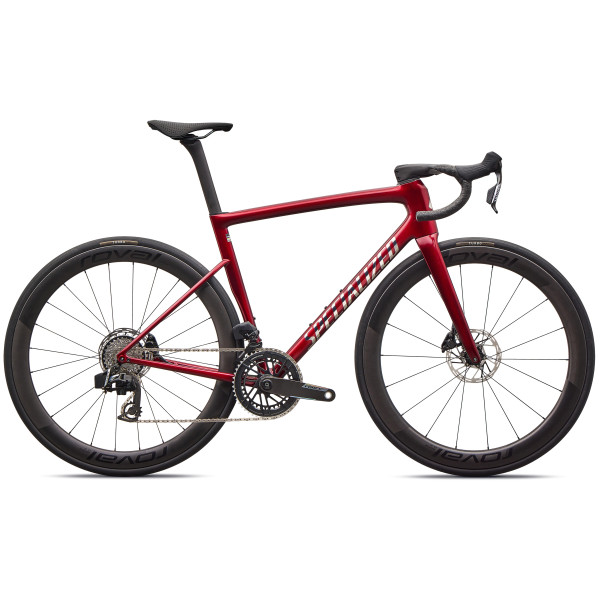 Specialized Tarmac SL8 Pro šosejas velosipēds | SRAM Force eTap AXS | Gloss Red Sky - Chrome