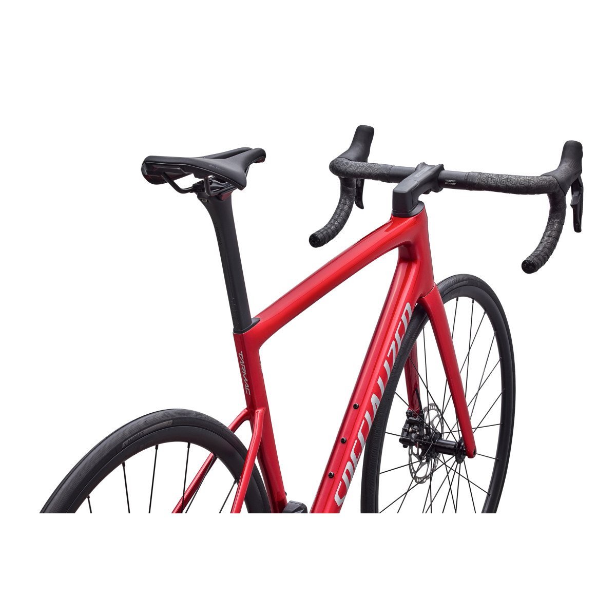 Specialized Tarmac SL8 Comp  šosejas velosipēds | Shimano 105 Di2 | Gloss Red Tint Over Silver Dust