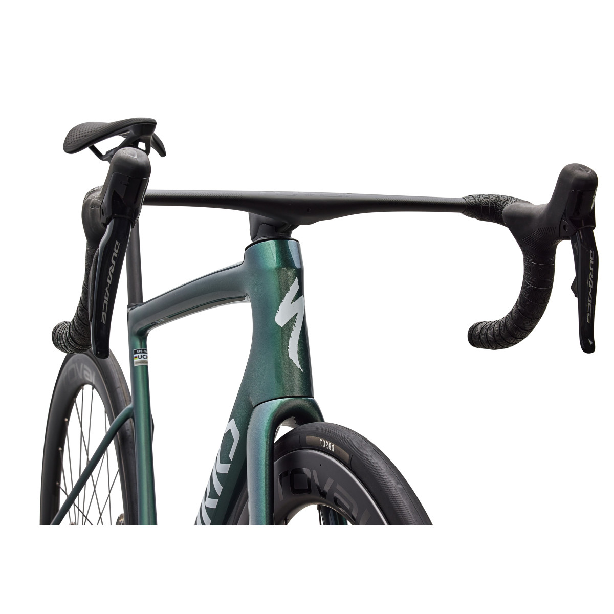 S-Works Tarmac SL8 šosejas velosipēds | Shimano Dura-Ace Di2 | Gloss Premium Fjord Metallic - White Metallic Silver