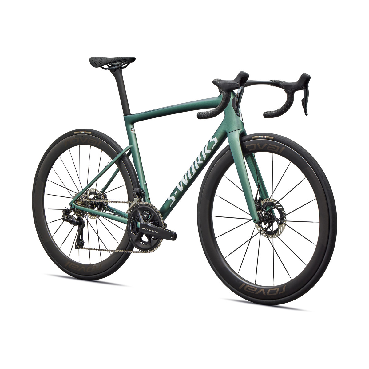 S-Works Tarmac SL8 šosejas velosipēds | Shimano Dura-Ace Di2 | Gloss Premium Fjord Metallic - White Metallic Silver