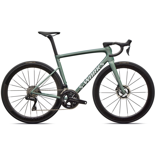 S-Works Tarmac SL8 šosejas velosipēds | Shimano Dura-Ace Di2 | Gloss Premium Fjord Metallic - White Metallic Silver