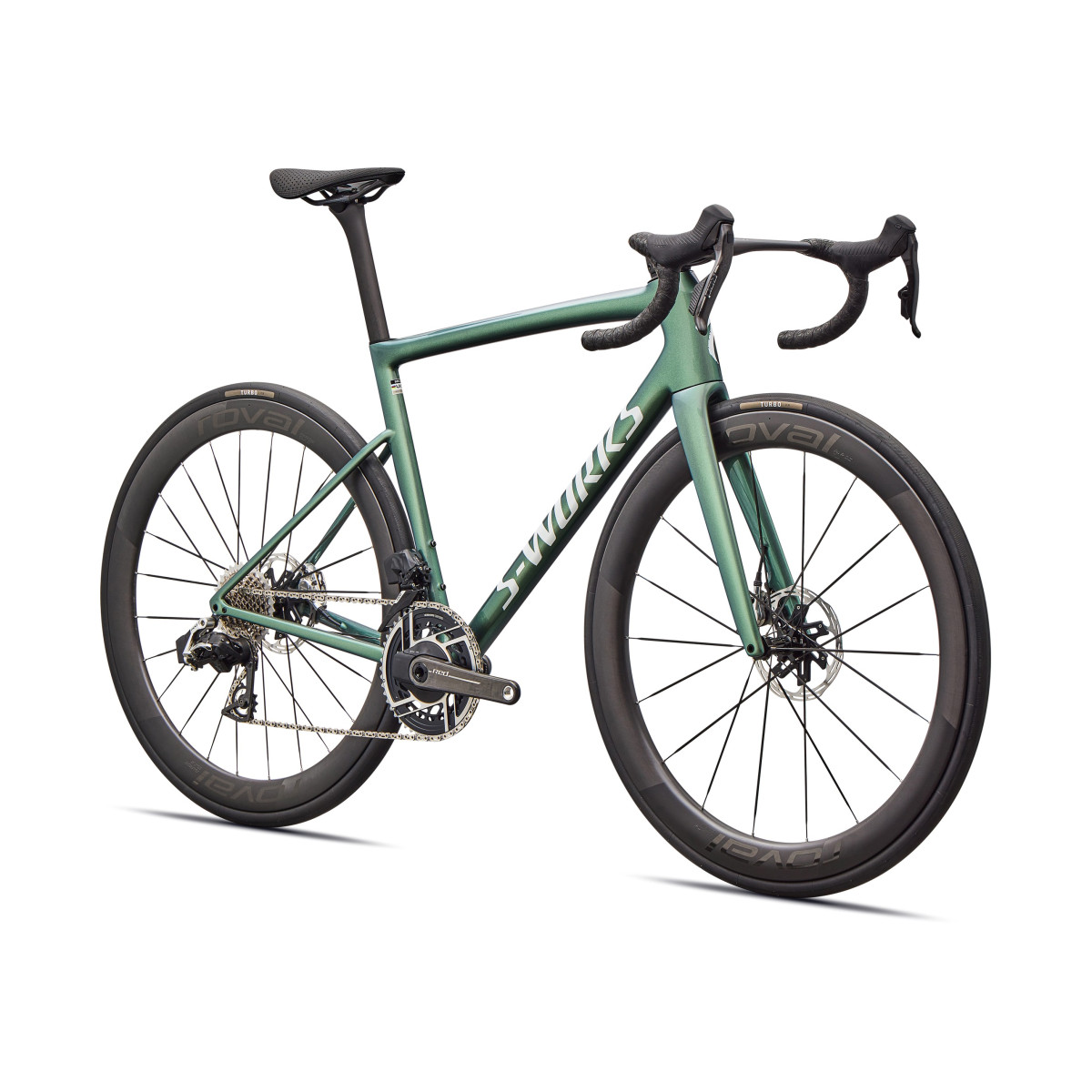 S-Works Tarmac SL8 šosejas velosipēds | SRAM Red AXS | Gloss Premium Fjord Metallic - White Metallic Silver