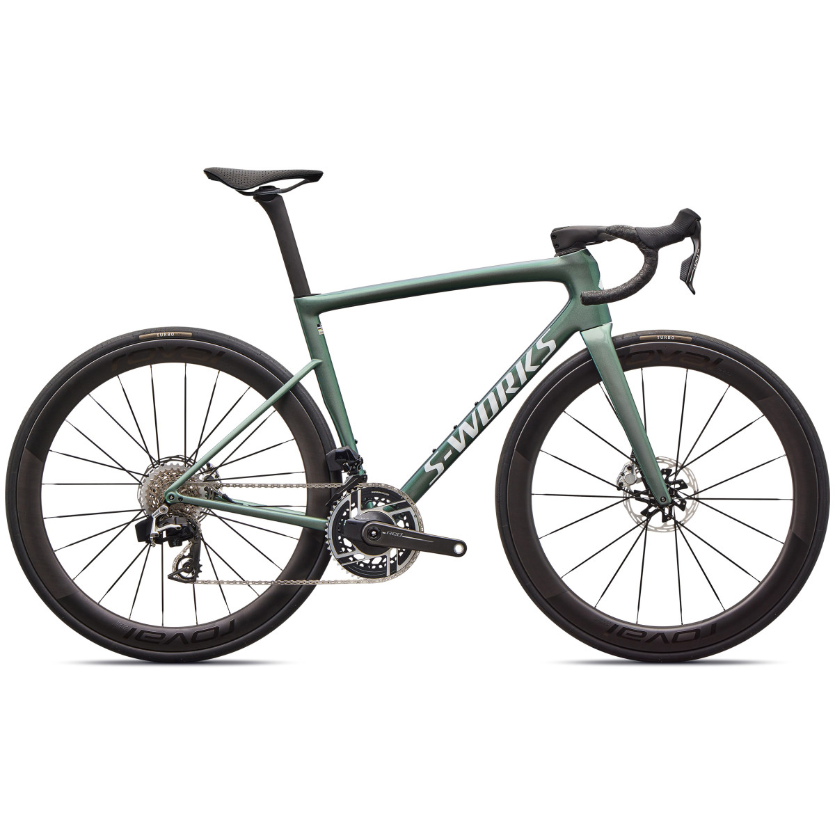 S-Works Tarmac SL8 šosejas velosipēds | SRAM Red AXS | Gloss Premium Fjord Metallic - White Metallic Silver