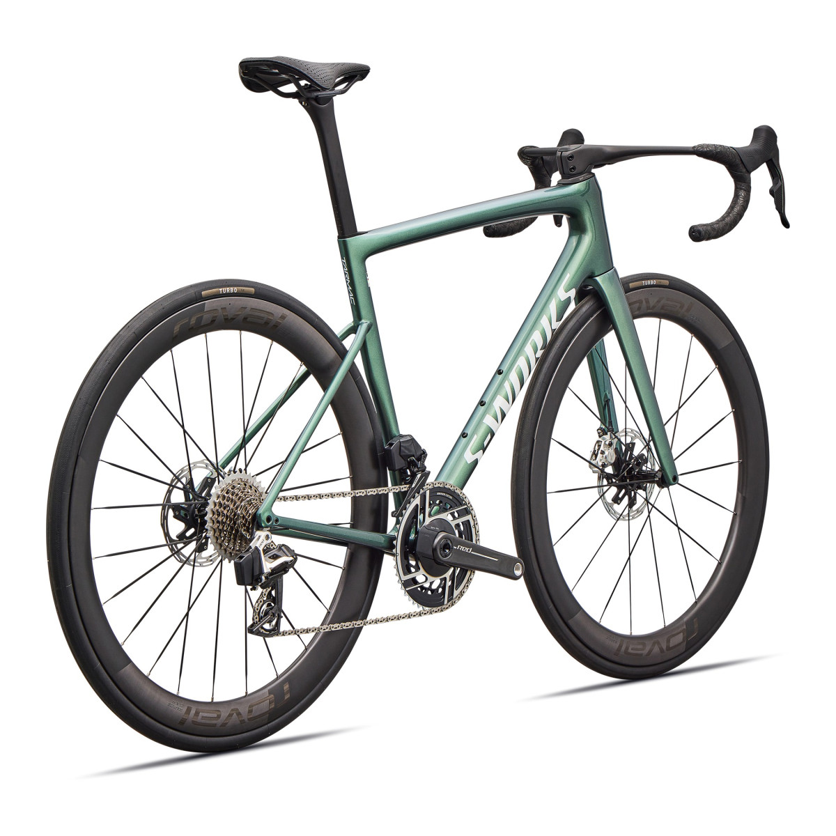 S-Works Tarmac SL8 šosejas velosipēds | SRAM Red AXS | Gloss Premium Fjord Metallic - White Metallic Silver