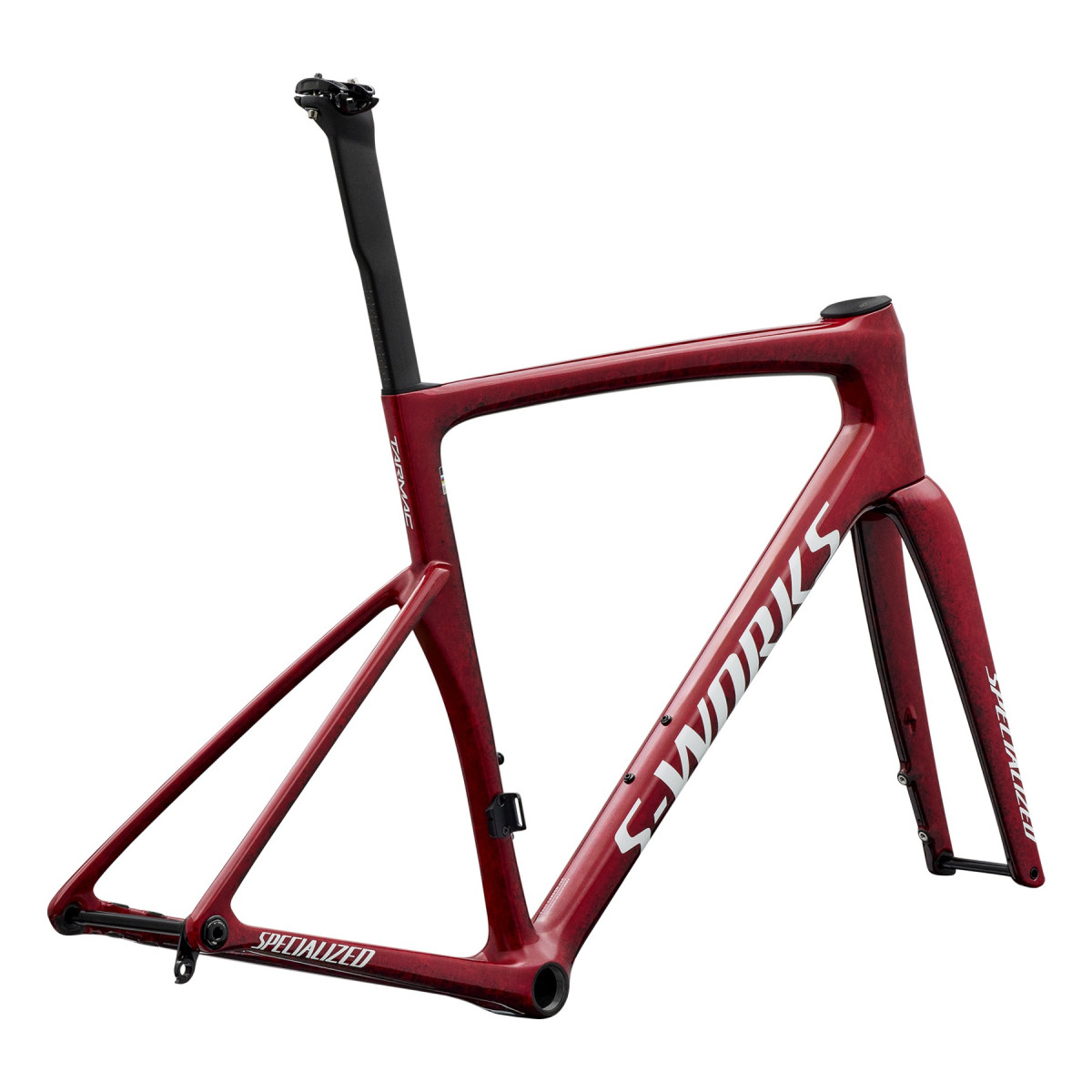 S-Works Tarmac SL9 rāmja komplekts | Gloss Vivid Red - Tarmac Black - White Silver Metallic