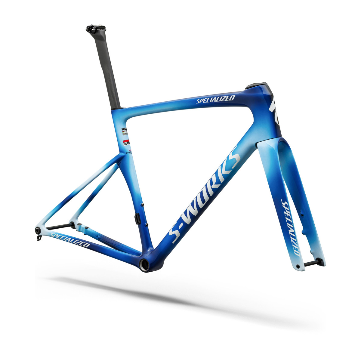 S-Works Tarmac SL9 rāmja komplekts | Soudal Quick-Step | Gloss Blue Onyx - Cobalt - Morning Mist
