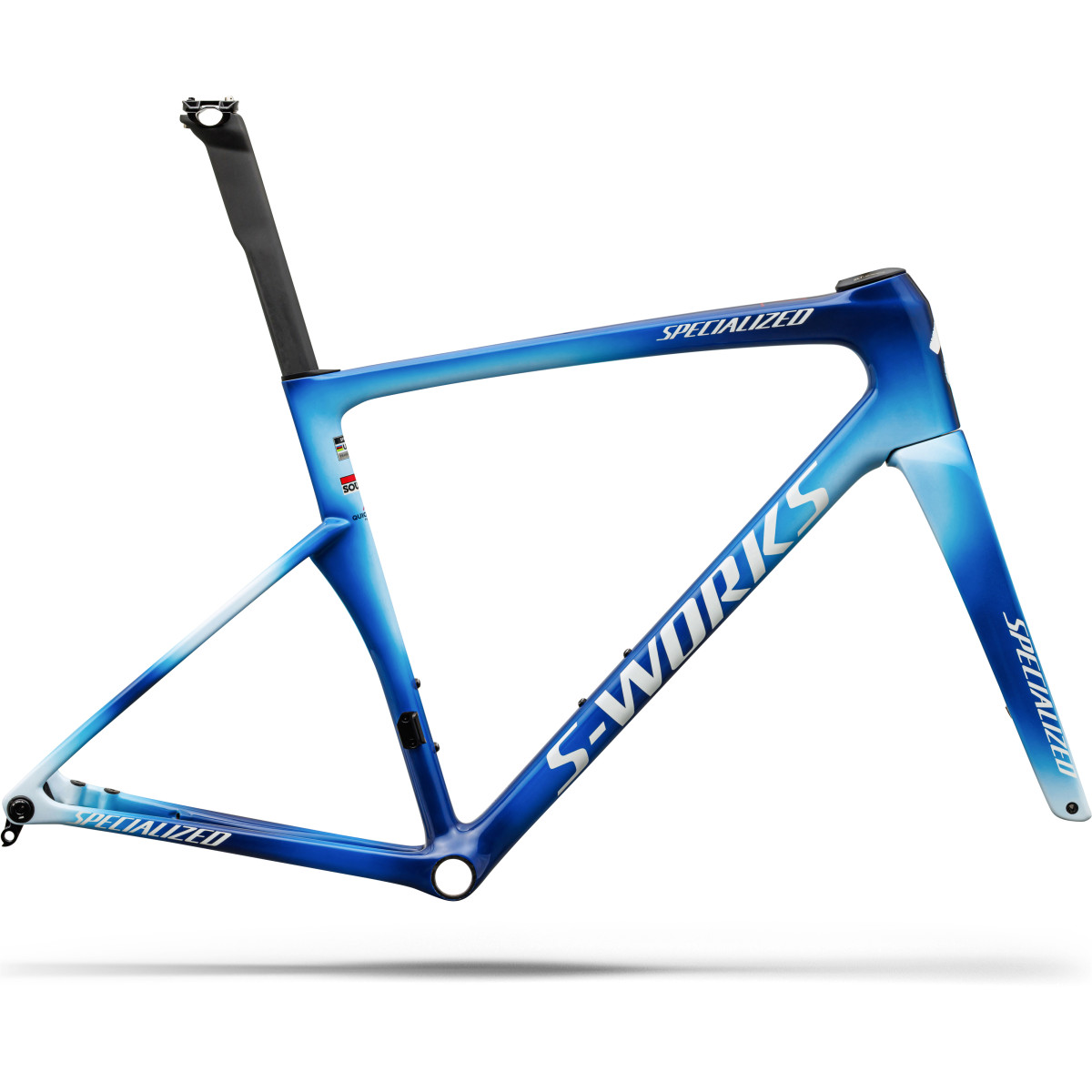 S-Works Tarmac SL9 rāmja komplekts | Soudal Quick-Step | Gloss Blue Onyx - Cobalt - Morning Mist
