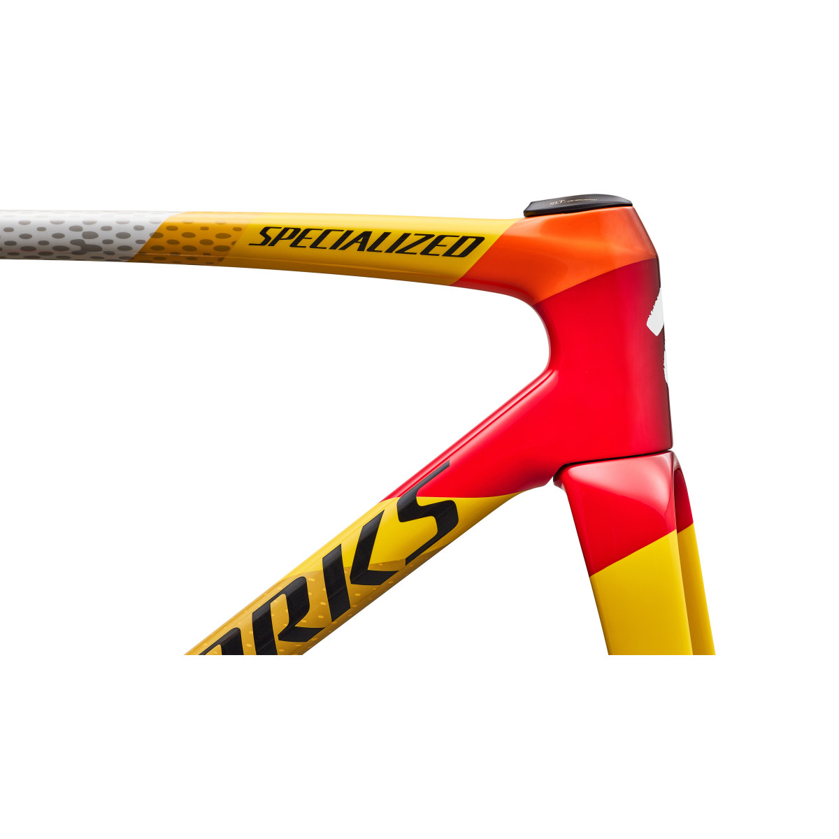 S-Works Tarmac SL9 rāmja komplekts | SD Worx - Protime | Gloss Vivid Red - Yellow - Dolomite Metallic