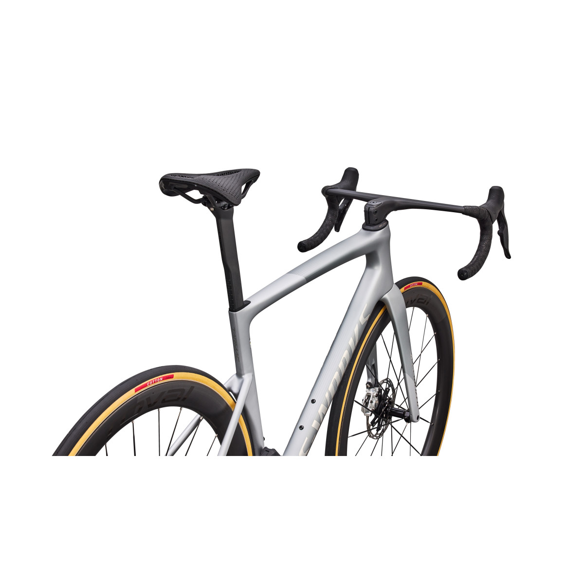 S-Works Tarmac SL9 šosejas velosipēds | SRAM Red AXS | Satin Silver Dust - Gloss Chrome