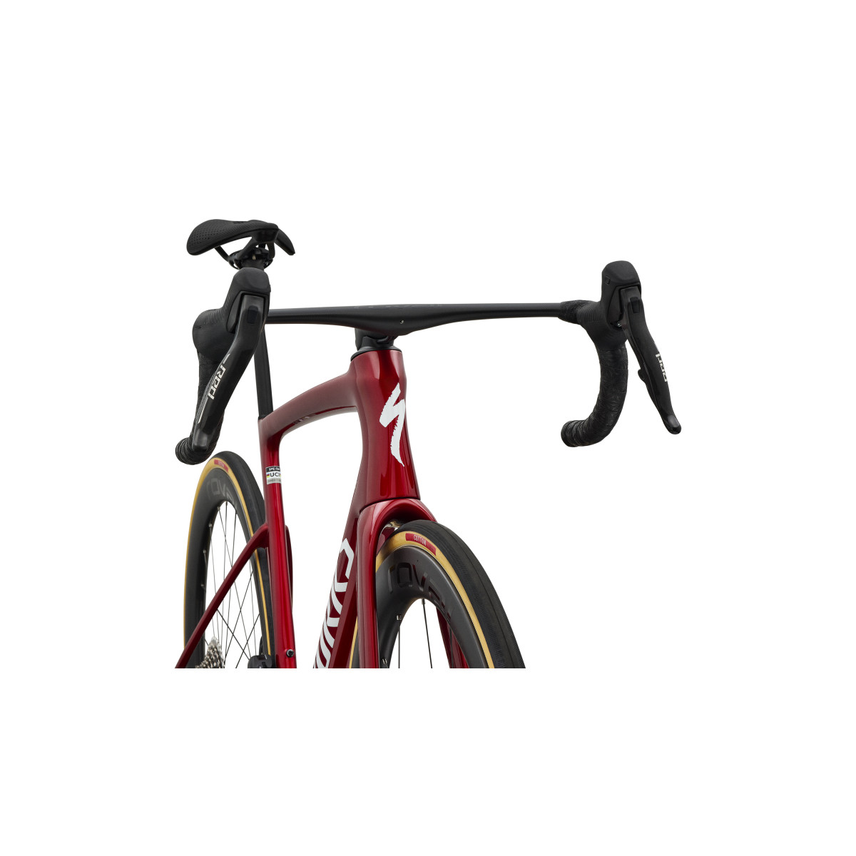 S-Works Tarmac SL9 šosejas velosipēds | SRAM Red AXS | Gloss Ruby Metallic - White Silver Metallic