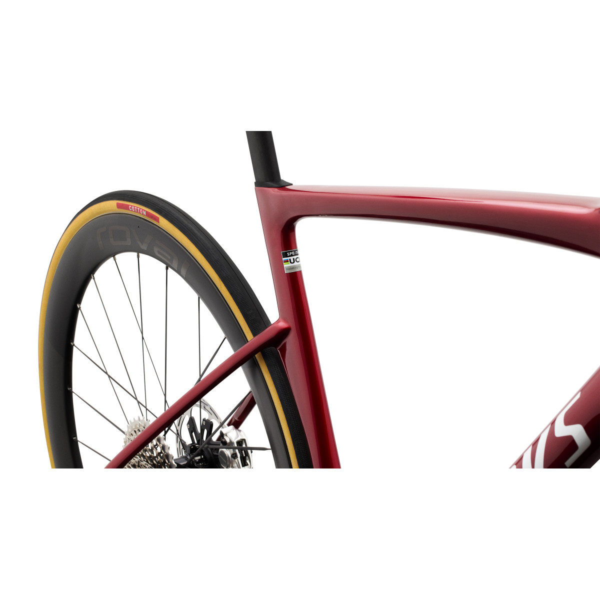S-Works Tarmac SL9 šosejas velosipēds | SRAM Red AXS | Gloss Ruby Metallic - White Silver Metallic