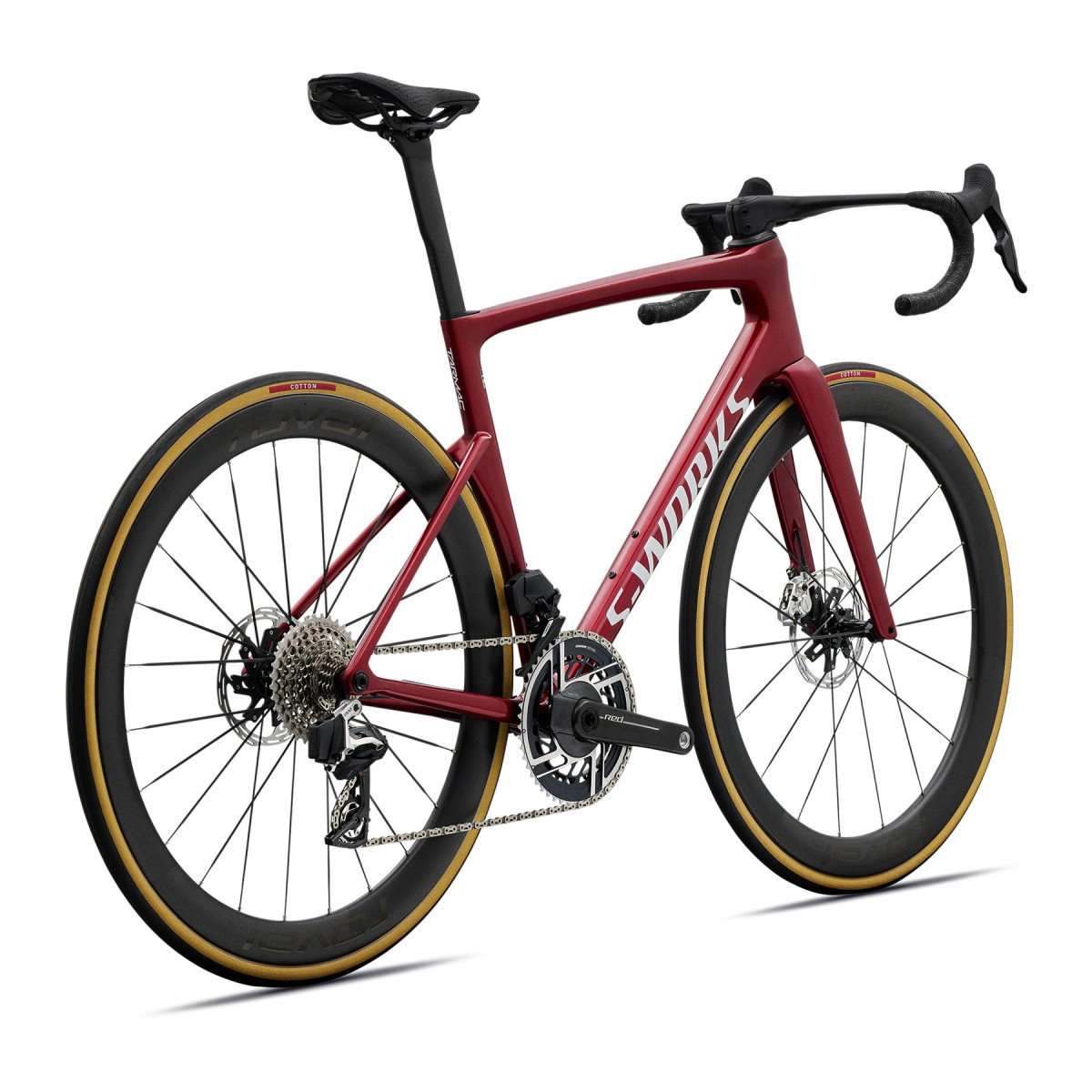 S-Works Tarmac SL9 šosejas velosipēds | SRAM Red AXS | Gloss Ruby Metallic - White Silver Metallic
