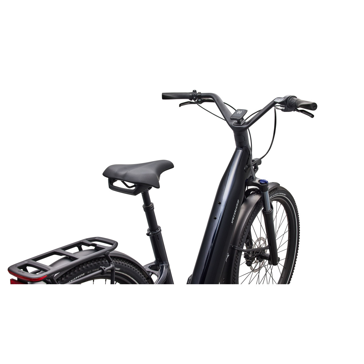 Specialized Turbo Como 4.0 IGH elektrovelosipēds | Gloss Metallic Dark Navy - Satin Silver Reflective