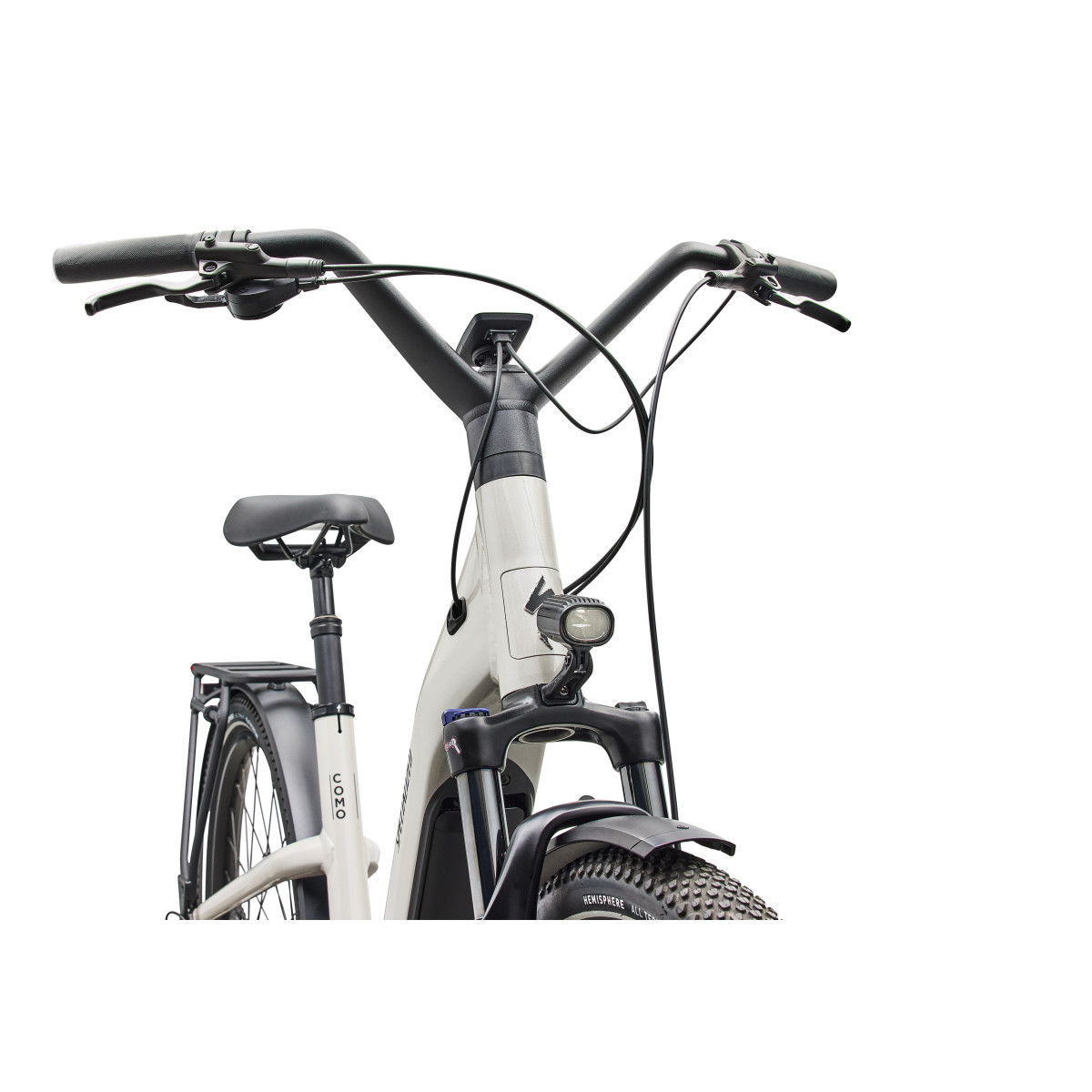 Specialized Turbo Como 4.0 elektrovelosipēds | Gloss Dolomite Metallic - Satin Black Reflective