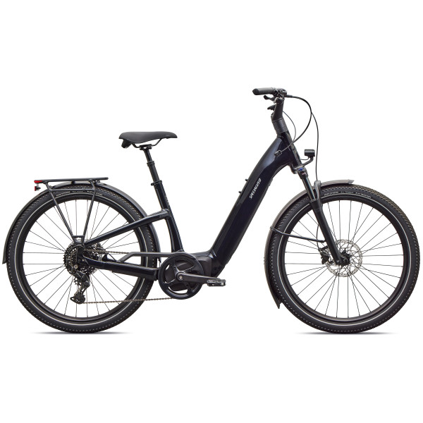 Specialized Turbo Como 4.0 elektrovelosipēds | Gloss Metallic Dark Navy - Satin Silver Reflective