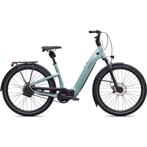 Specialized Turbo Como 5.0 IGH elektrovelosipēds | Gloss Agave Grey - Oak Green Metallic