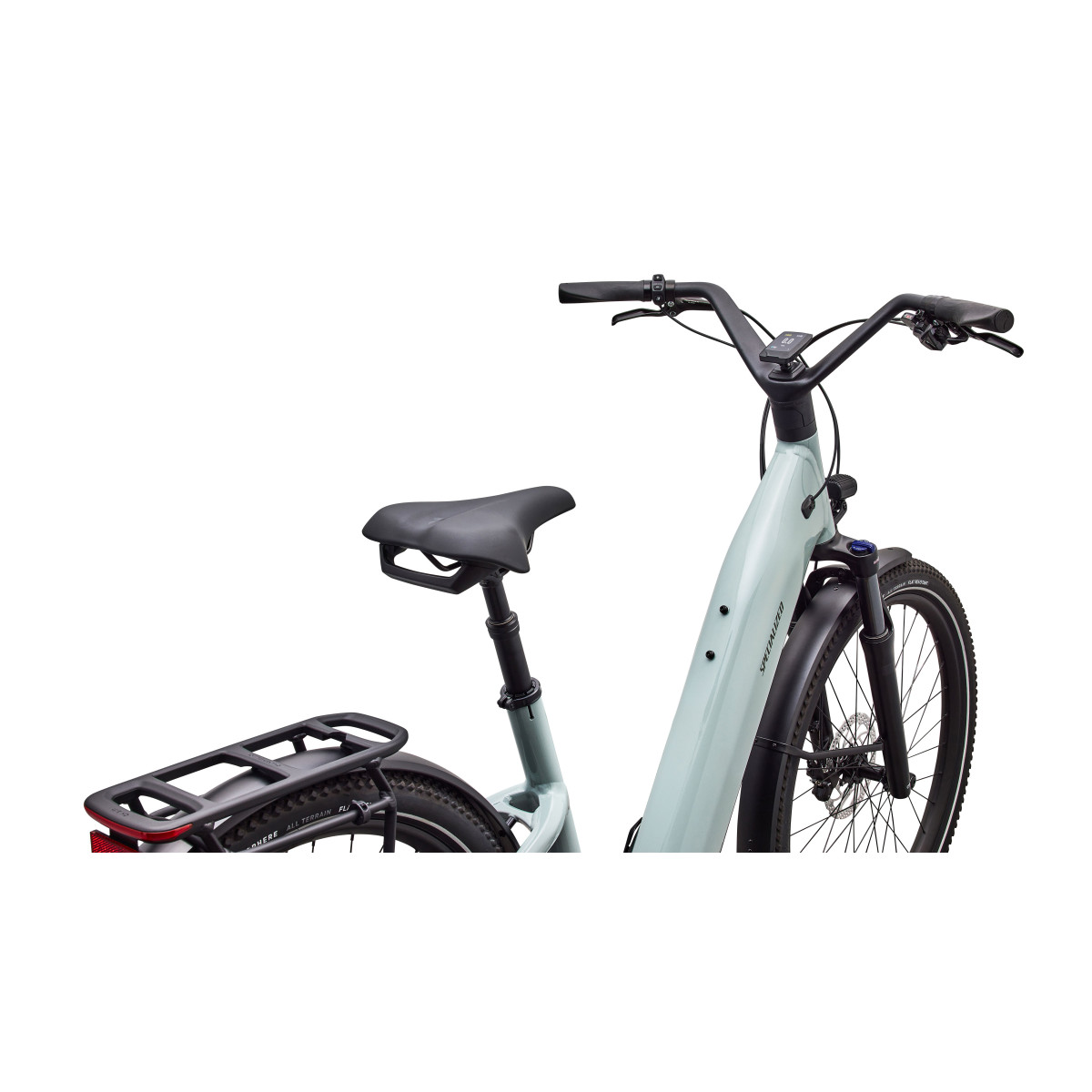 Specialized Turbo Como 4.0 elektrovelosipēds | Gloss Agave Grey - Oak Green Metallic