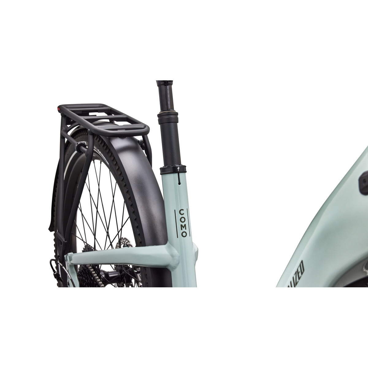 Specialized Turbo Como 4.0 elektrovelosipēds | Gloss Agave Grey - Oak Green Metallic