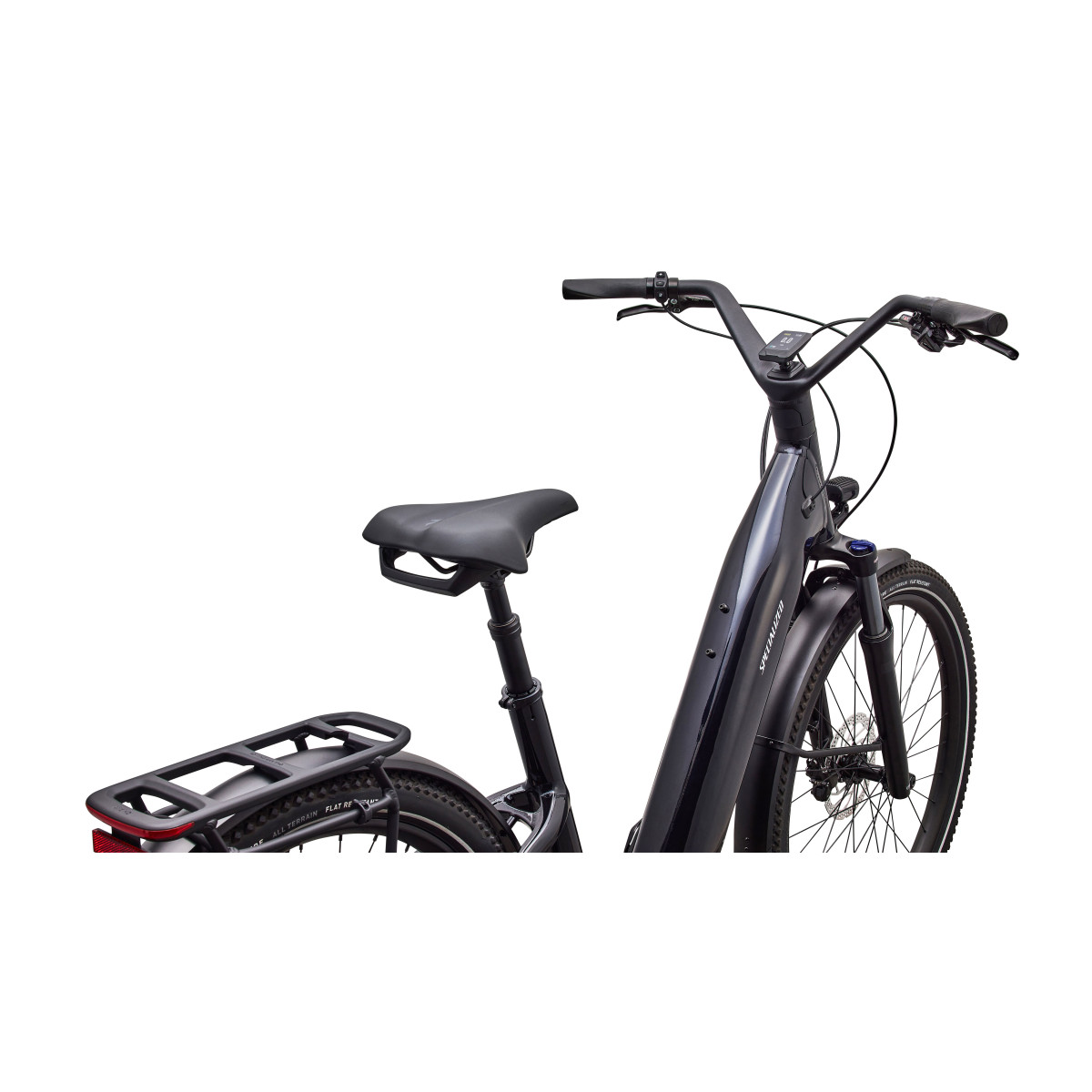 Specialized Turbo Como 4.0 elektrovelosipēds | Gloss Metallic Dark Navy - Satin Silver Reflective