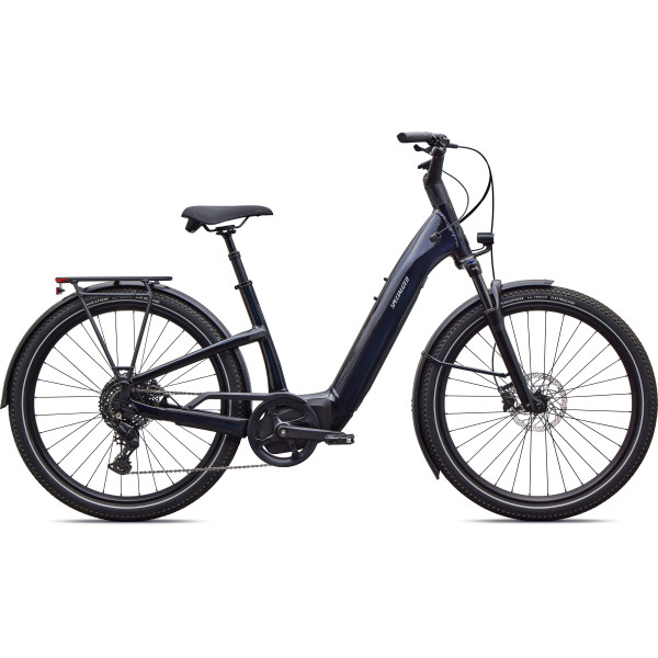 Specialized Turbo Como 4.0 elektrovelosipēds | Gloss Metallic Dark Navy - Satin Silver Reflective