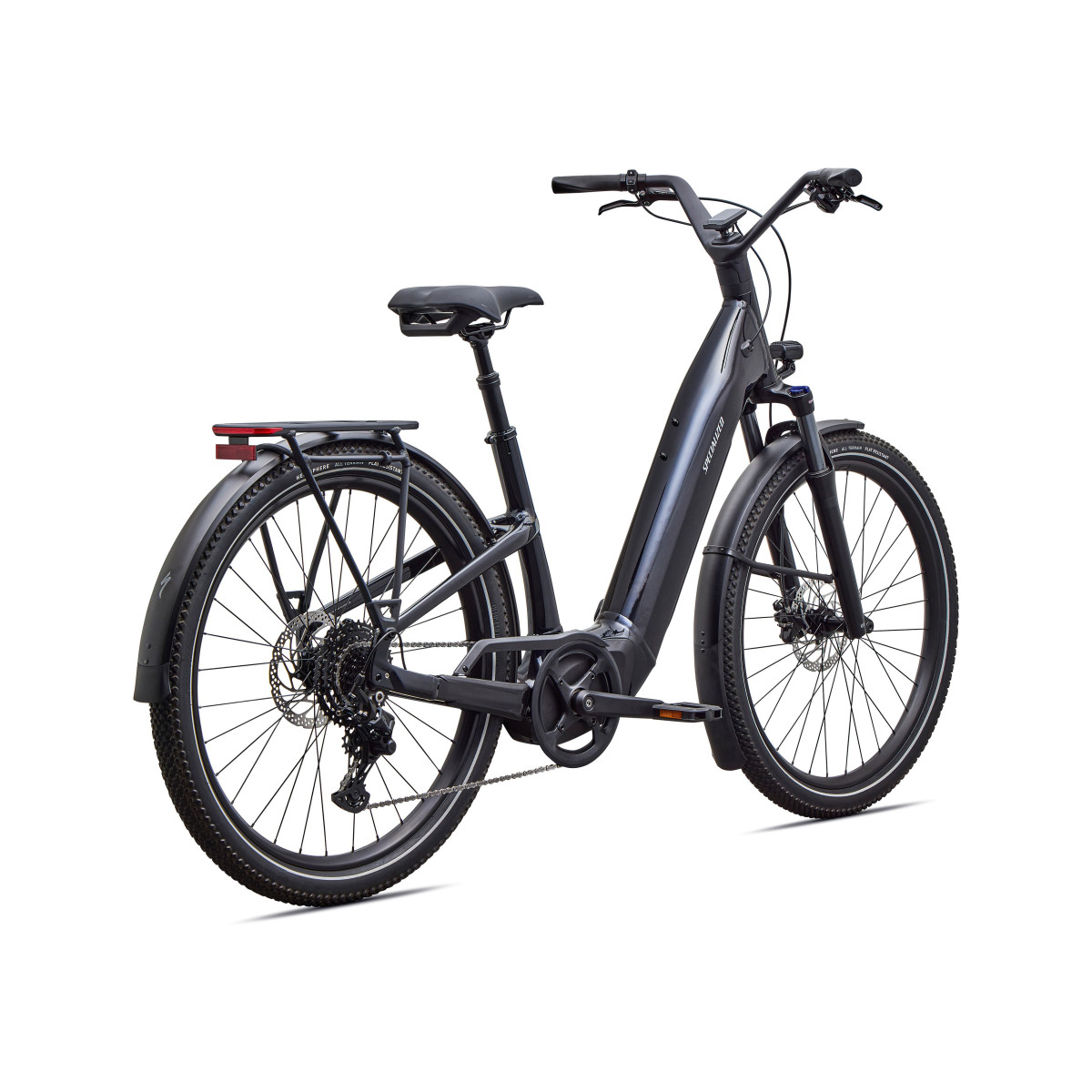 Specialized Turbo Como 4.0 elektrovelosipēds | Gloss Metallic Dark Navy - Satin Silver Reflective