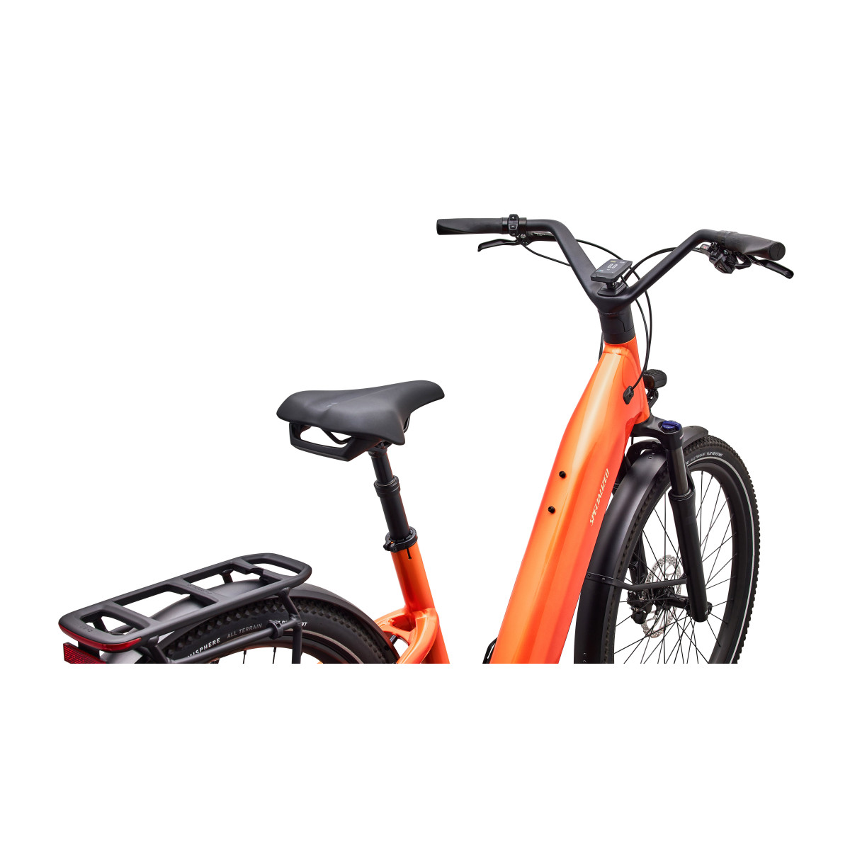 Specialized Turbo Como 4.0 elektrovelosipēds | Gloss Tangerine - Sunset Yellow