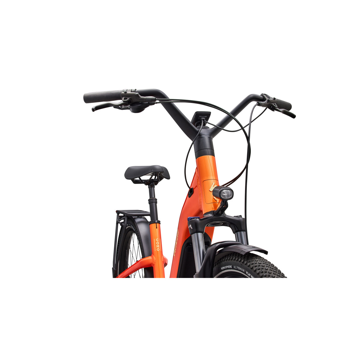 Specialized Turbo Como 4.0 elektrovelosipēds | Gloss Tangerine - Sunset Yellow
