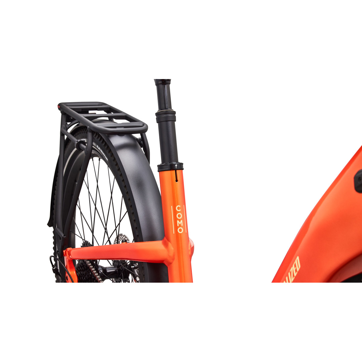 Specialized Turbo Como 4.0 elektrovelosipēds | Gloss Tangerine - Sunset Yellow