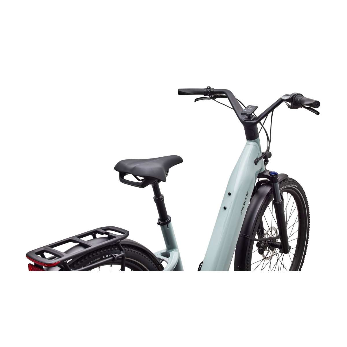Specialized Turbo Como 4.0 IGH elektrovelosipēds | Gloss Agave Grey - Oak Green Metallic