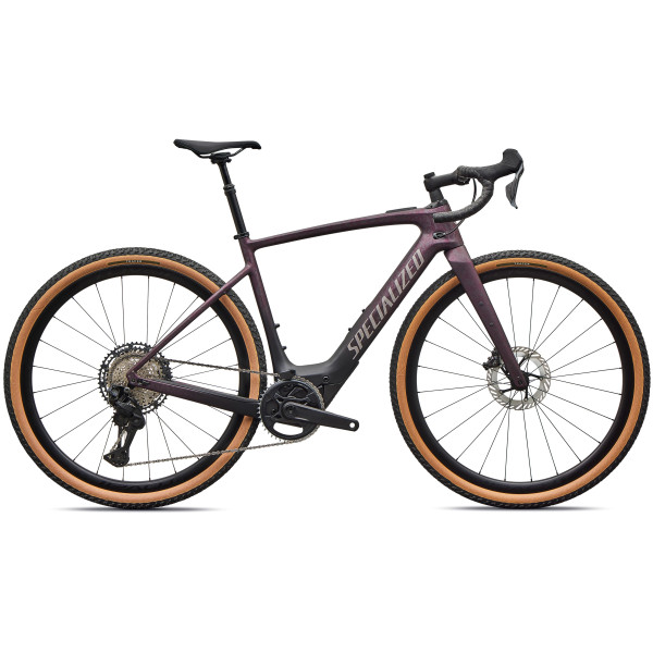 Specialized Turbo Creo 2 Expert elektriskais velosipēds | Satin Nebula Metallic - Bordeaux Metallic Dry Impasto