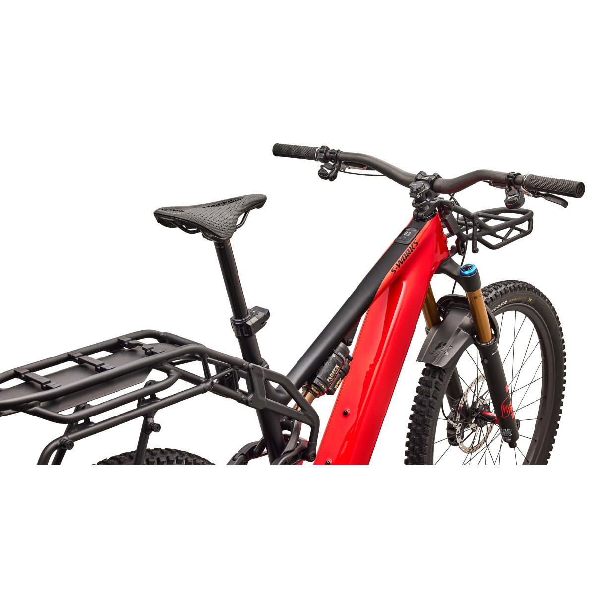 S-Works Turbo Levo 4 X elektrovelosipēds | Fiery Red - Black