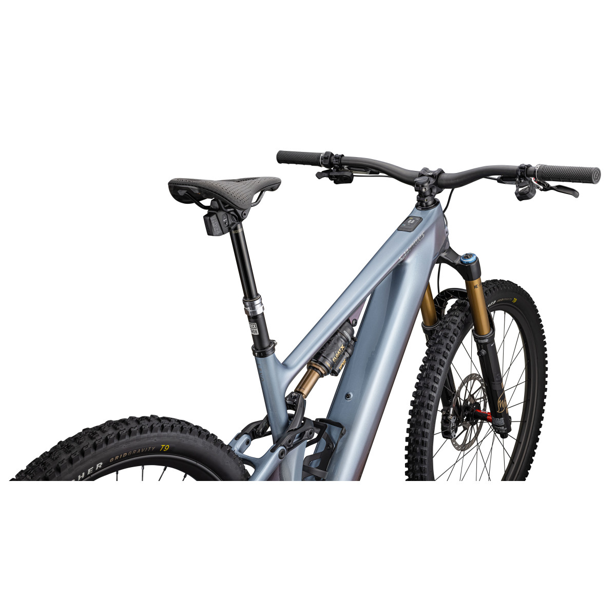 S-Works Turbo Levo 4 elektrovelosipēds | Gloss Glacial Metallic - Red Pearl