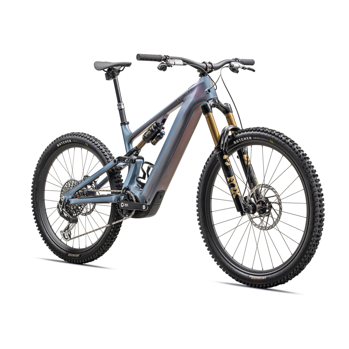 S-Works Turbo Levo 4 elektrovelosipēds | Gloss Glacial Metallic - Red Pearl
