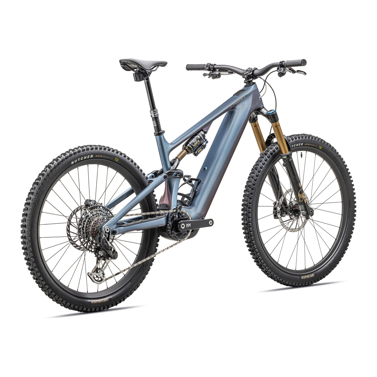 S-Works Turbo Levo 4 elektrovelosipēds | Gloss Glacial Metallic - Red Pearl