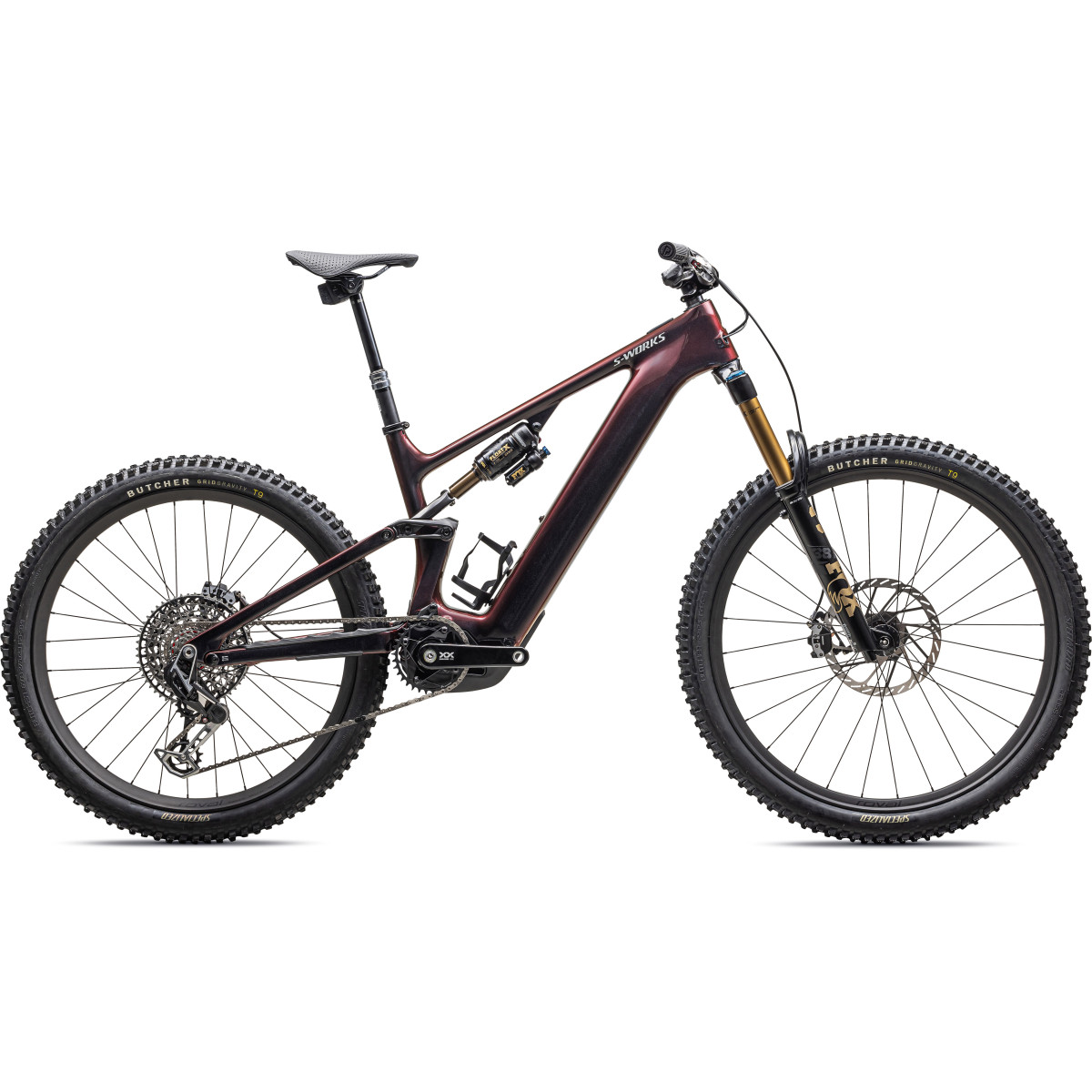 S-Works Turbo Levo 4 elektrovelosipēds | Gloss Red Pearl - Black