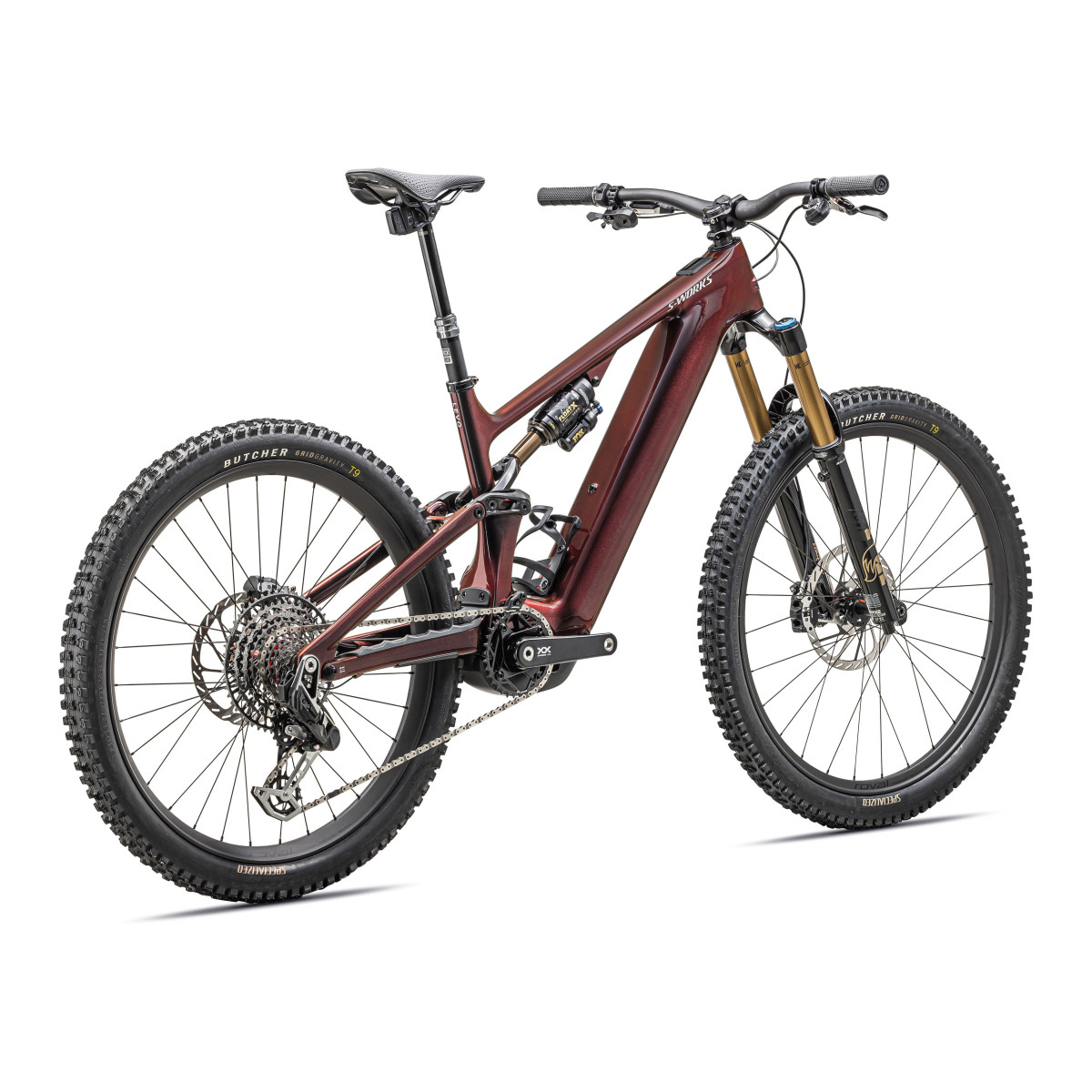 S-Works Turbo Levo 4 elektrovelosipēds | Gloss Red Pearl - Black