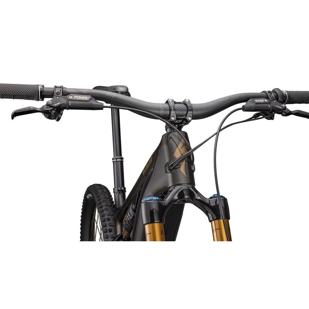 Specialized Turbo Levo 4 Pro elektrovelosipēds | Gloss Metallic Obsidian - Burnt Gold Metallic