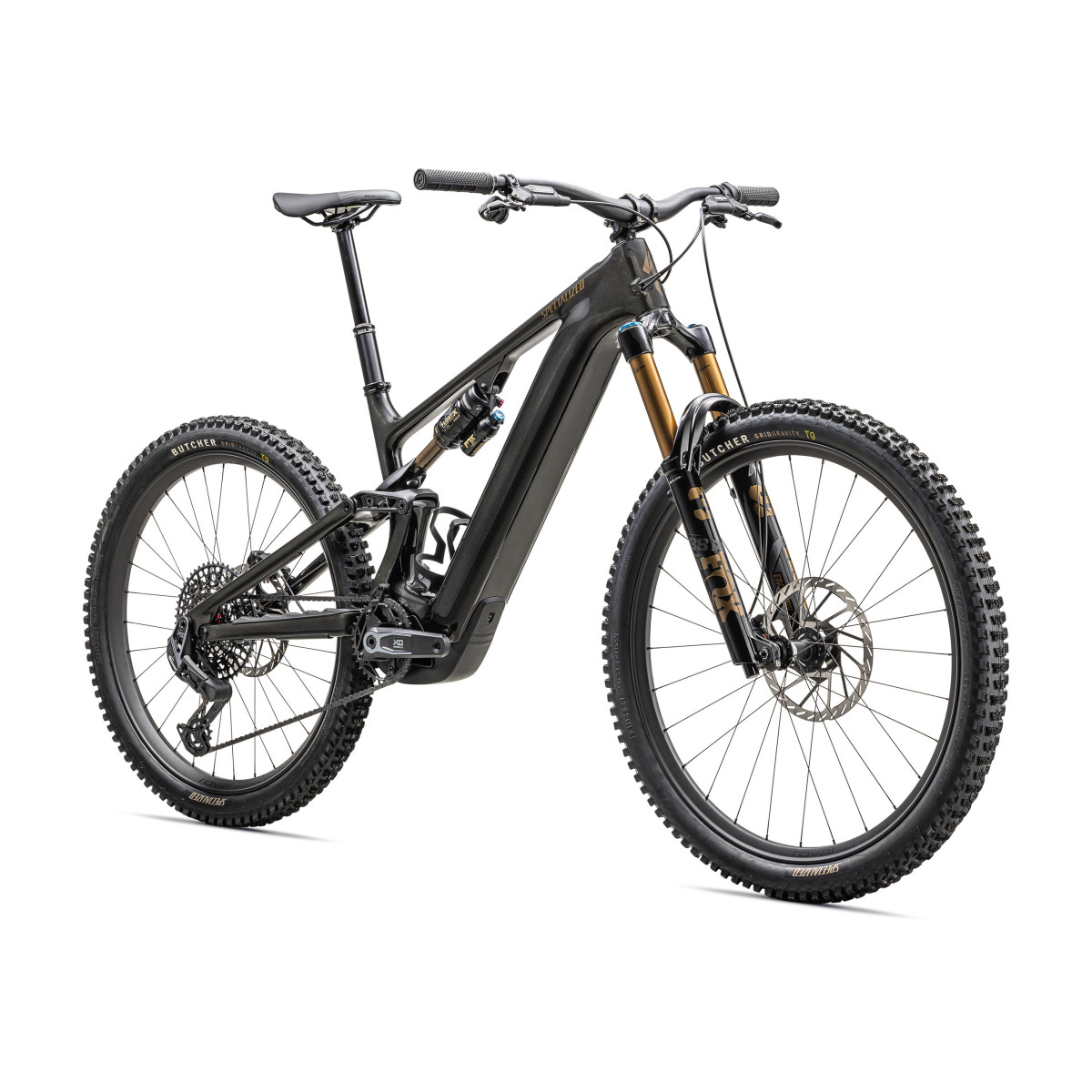 Specialized Turbo Levo 4 Pro elektrovelosipēds | Gloss Metallic Obsidian - Burnt Gold Metallic