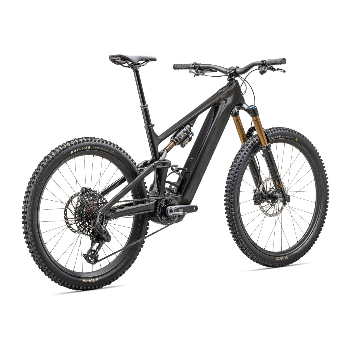 Specialized Turbo Levo 4 Pro elektrovelosipēds | Gloss Metallic Obsidian - Burnt Gold Metallic