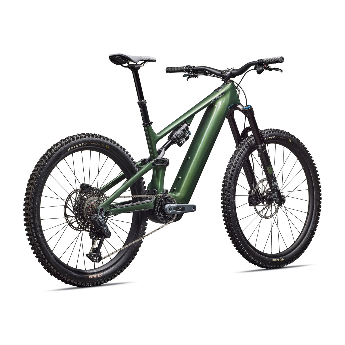 Specialized Turbo Levo 4 Expert elektrovelosipēds | Gloss Cypress Metallic - Silver Dust