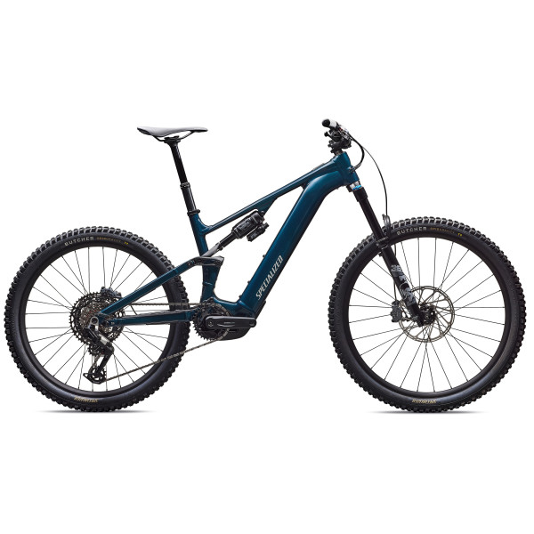 Specialized Turbo Levo 4 Comp Alloy elektrovelosipēds | Gloss Deep Lake Metallic - Dune White