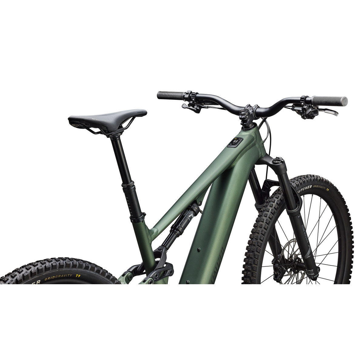 Specialized Turbo Levo 4 Comp Alloy elektrovelosipēds | Satin Cypress Metallic - Dark Moss Green