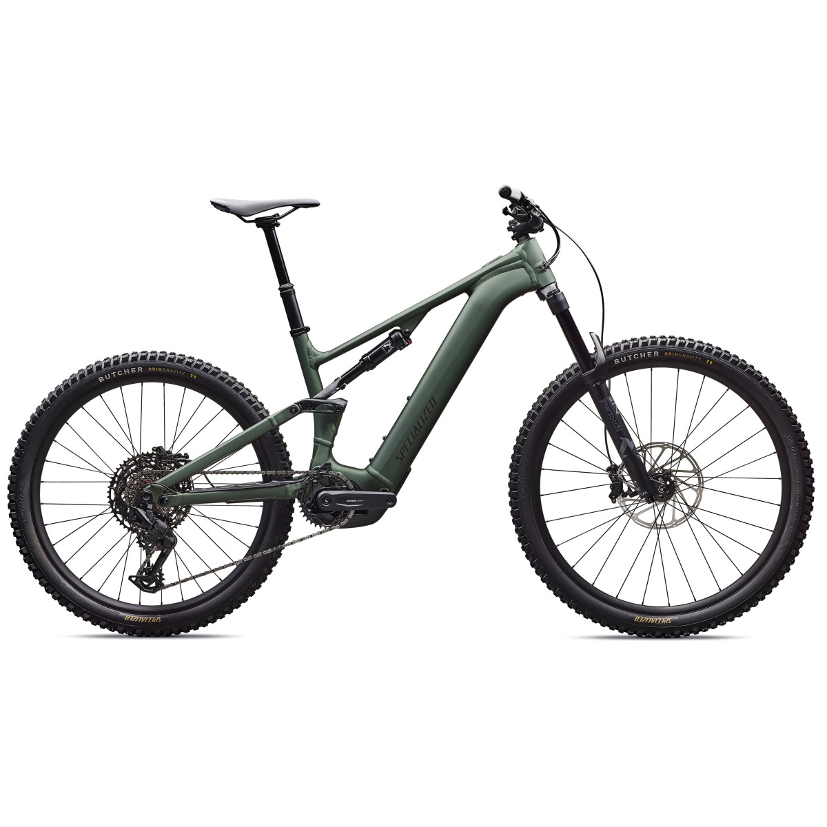 Specialized Turbo Levo 4 Comp Alloy elektrovelosipēds | Satin Cypress Metallic - Dark Moss Green