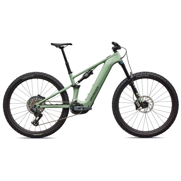 Specialized Turbo Levo R Expert elektrovelosipēds | Satin Pistachio - Dark Moss Green