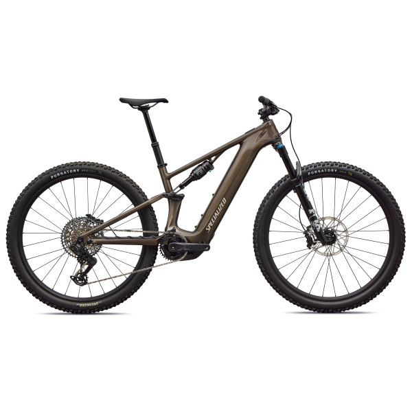 Specialized Turbo Levo R Comp elektrovelosipēds | Gloss Gunmetal - White Mountains