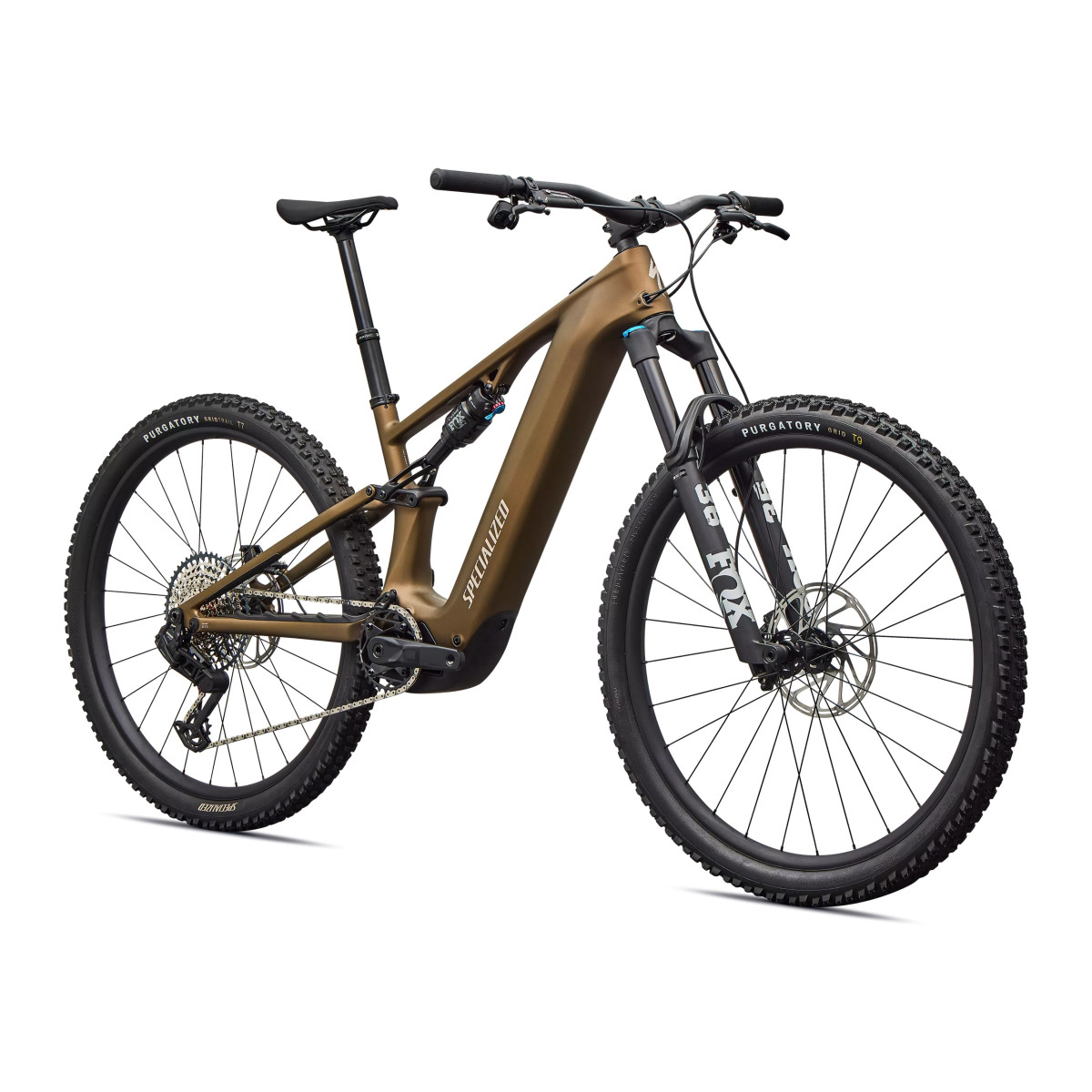 Specialized Turbo Levo R Comp elektrovelosipēds | Satin Burnt Gold Metallic - Sandstone Metallic