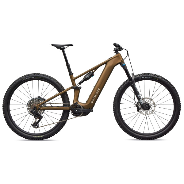Specialized Turbo Levo R Comp elektrovelosipēds | Satin Burnt Gold Metallic - Sandstone Metallic
