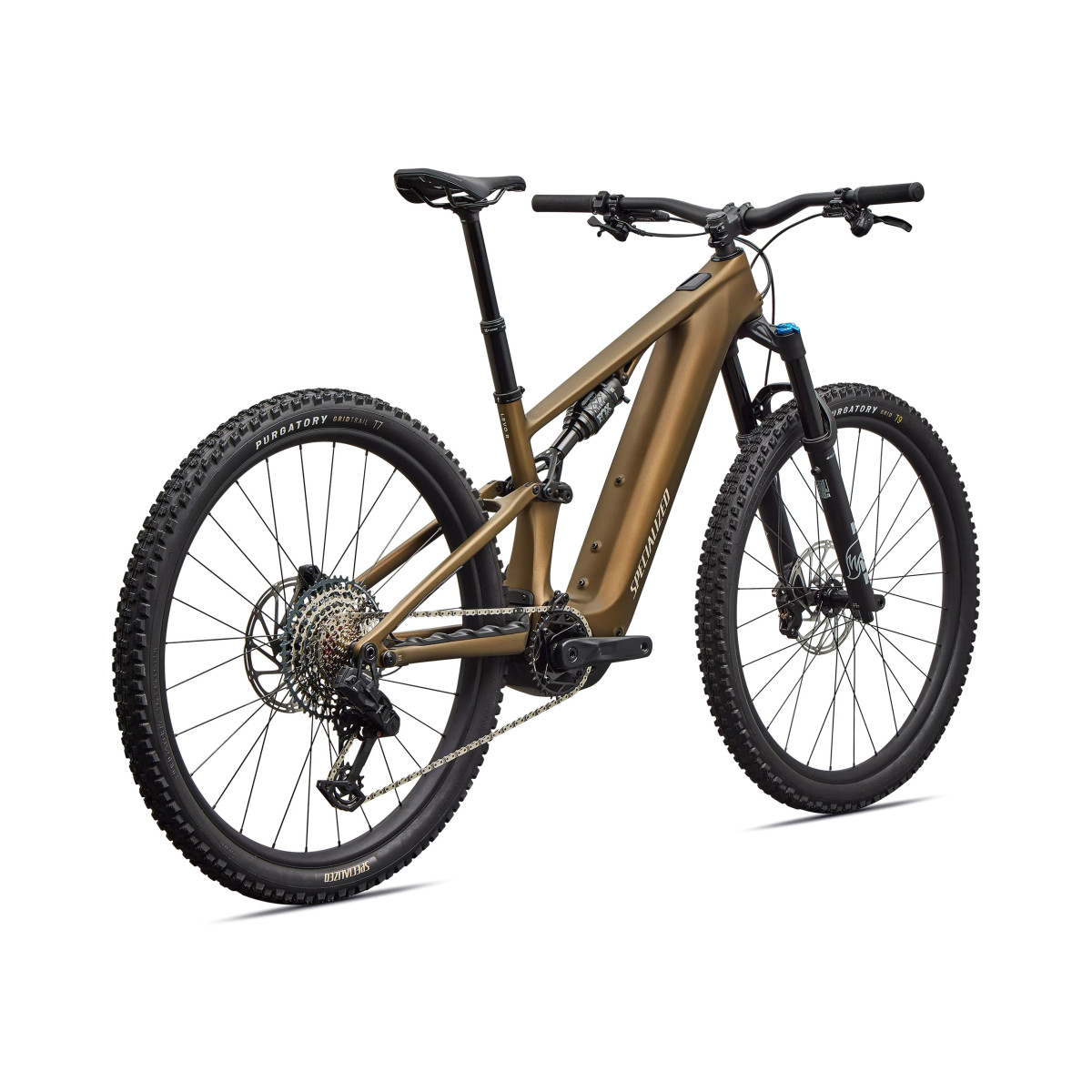 Specialized Turbo Levo R Comp elektrovelosipēds | Satin Burnt Gold Metallic - Sandstone Metallic