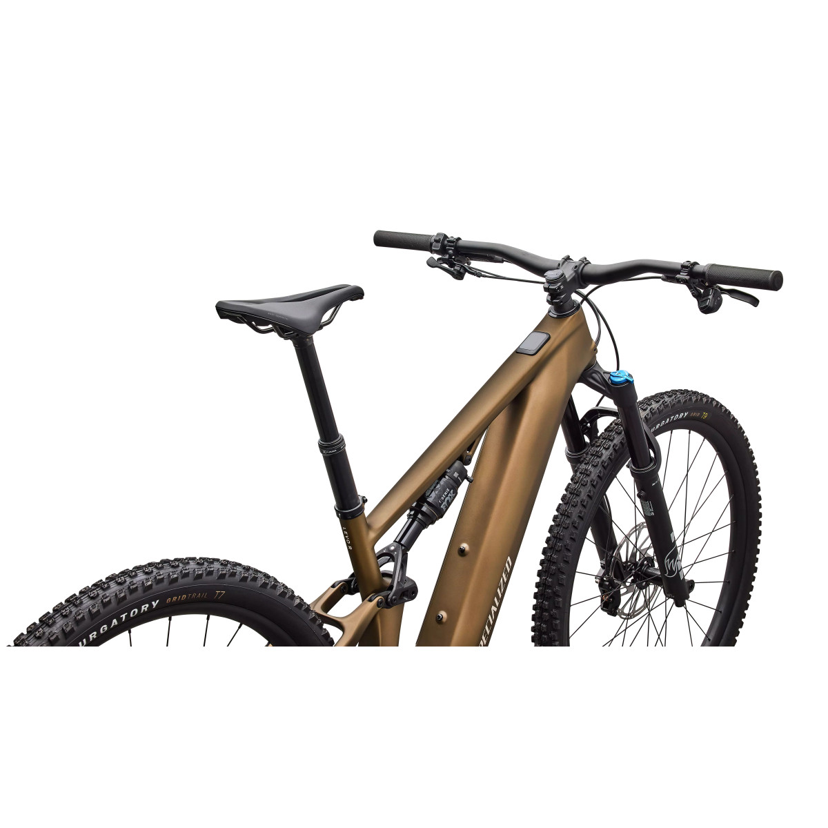 Specialized Turbo Levo R Comp elektrovelosipēds | Satin Burnt Gold Metallic - Sandstone Metallic